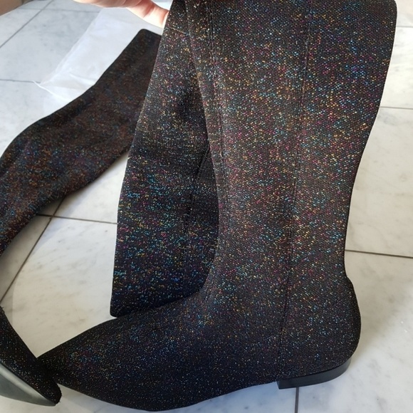 Fabulous Sparkly Over the Knee Zara Boots - Picture 6 of 6